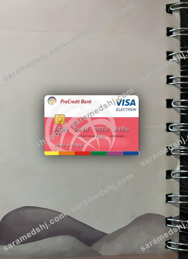 Romania ProCredit Bank Visa Electron photolook front